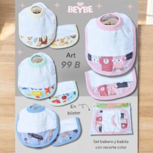 SET BABERO Y BABITA DE TOALLA BEYBE
