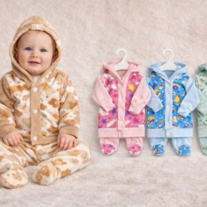 CONJUNTO DE PLUSH TALLE 0 A 3