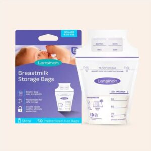 BOLSA ALMACENAMIENTO LECHE MATERNA LANSINOH 50 UNI 120 ML
