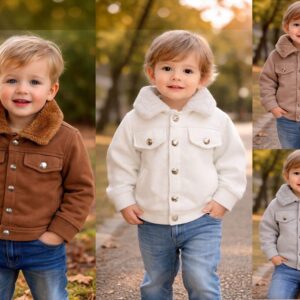 CAMPERA FORRADA EN CORDERITO TALLE 2 A 6