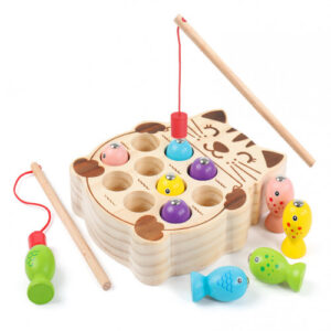 JUEGO DE PESCA DE MADERA